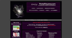 Desktop Screenshot of portailvoyance.com