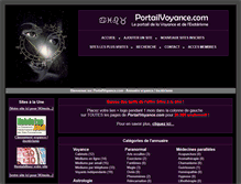 Tablet Screenshot of portailvoyance.com